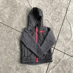 3T, Water Repellent Quilted Sweater Fleece Jacket